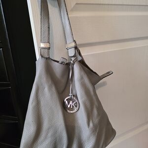 Michael Kors Silver Gray Shoulder Bag